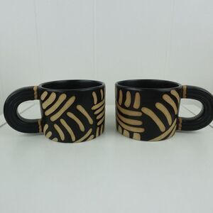 West Elm Ceramic Stoneware 2 Piece Mug Set